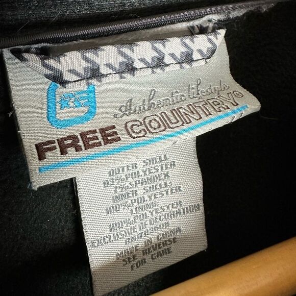 CLEARANCE! Free Country Hooded Softshell Fleece Lined Jacket Size S EUC - Picture 7 of 7